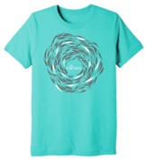 Against the Current, Shirt, Teal, X-Large