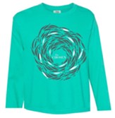 Against the Current, Long Sleeve Shirt, Teal, Youth Medium