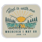 God is With Me, Magnet, Cream Camping