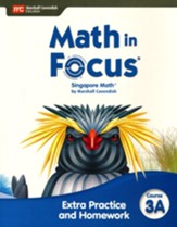 Math in Focus Extra Practice and Homework Volume A  Course 3 (Grade 8)