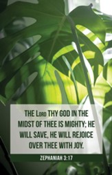 He Is Mighty (Zephaniah 3:17, KJV) Bulletins, 100