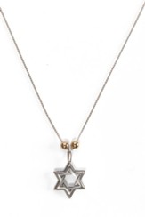 Star of David Necklace / Sterling Silver Gold-filled