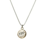 Shema Necklace / Sterling Silver Gold-filled