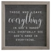 God's Hands, Rustic Frame