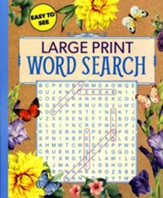 Large Print Floral Word Search
