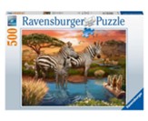 Zebras at the Waterhole Puzzle, 500 Pieces