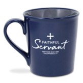 Ceramic Mug-Faithful Servant III Navy Blue