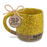 Happy, Psalm 16:11, Mug, Yellow