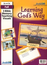 Learning God's Way (ages 2 & 3) Bible Memory Verse Visuals