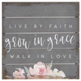 Grow In Grace Pallet Sign, Small