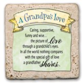 A Grandpa's Love Sentiment Tile