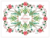 Blessings Christmas Cards, Box of 18
