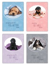 Puppy Love Children's Get Well Cards, Box of 12