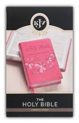 KJV Pocket Bible, Lux Leather, Pink