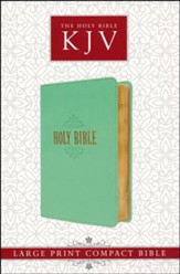 KJV Compact Large Print Lux-Leather  Teal