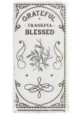 Grateful Thankful Blessed Tissues, Single Pack