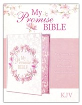 KJV My Promise Bible, White pink  floral