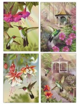 Hummingbirds Get Well Cards, Box of 12