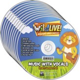 WildLIVE! Instrumental with Vocals Music CDs (pkg. of 10)