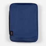 Basic Canvas Bible Cover, Navy, Large