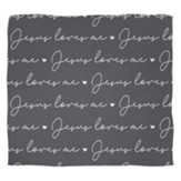 Jesus Loves Me Swaddle Blanket