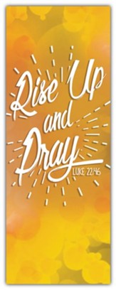 Rise Up and Pray X-stand Banner, 23 x 63