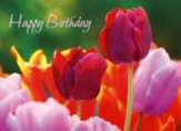 Beautiful Flowers Birthday Cards, Box of 12