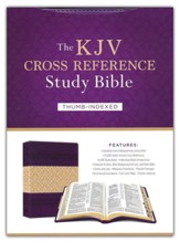 The KJV Cross Reference Study Bible  - Imitation Leather, indexed (feminine)