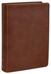 NKJV Charles F. Stanley Life Principles Bible, Comfort Print--genuine leather, brown