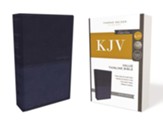 KJV, Value Thinline Bible, Leathersoft, Blue, Comfort Print