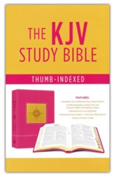Go-Anywhere KJV Study Bible (Primrose Compass), imitation leather, Thumb-Indexed - Imperfectly Imprinted Bibles