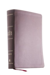 NIV Open Bible, Comfort Print--soft  leather-look, brown