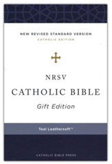 NRSV Catholic Bible, Gift Edition, Comfort Print, Leathersoft, Teal