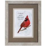 Cardinals Appear Framed Blessing