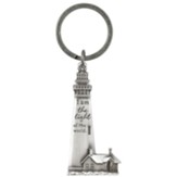 Lighthouse, John 8:12, Keyring