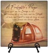 Firefighter Prayer, Easel Plaque