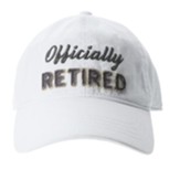 Officially Retired Cap, White