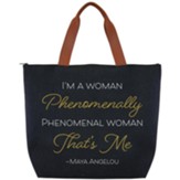 I'm A Woman Phenomenally Phenomenal Woman Canvas Tote Bag