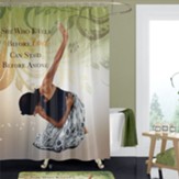 She Who Kneels Shower Curtain