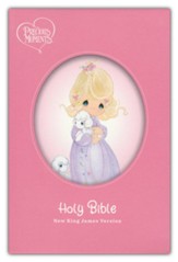 NKJV Precious Moments Small Hands Bible, Comfort Print--hardcover, pink