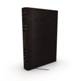 NIV Chronological Study Bible--soft leather-look, black