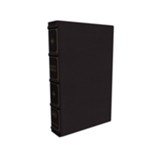 KJV Large-Print Verse-by-Verse Reference Bible, Maclaren Series, Comfort Print--soft leather-look, black