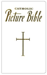 New Catholic Picture Bible, White Bonded Leather