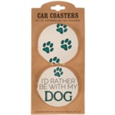 Dog Car Coaster Set