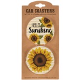 Sunflowers Car Coaster Set