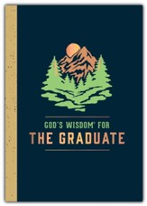 NKJV God's Wisdom for the Graduate: Class of 2024--hardcover, mountain