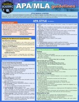 APA/MLA Guidelines (MLA 9th Edition)