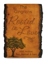 Personalized, Barky Sign, with Tree, Roots In Love