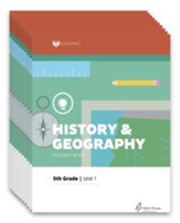 Lifepac History & Geography Workbook Set, Grade 5