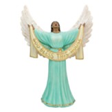 Bless this House Angel Figurine, Green